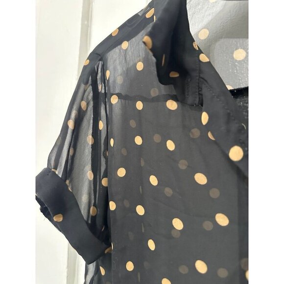 Forever 21 Y2K women’s size small polka dot top - Picture 4 of 9